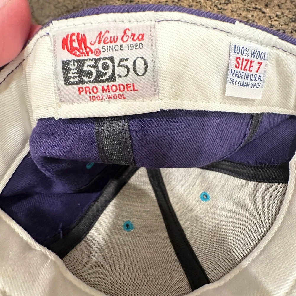 Vtg 90s Richmond Renegades 5950 Pro Model‎ New Era Hat 7 Wool